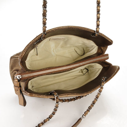 Chanel Caviar Timeless CC Shopping Tote Bronze 5 of 8