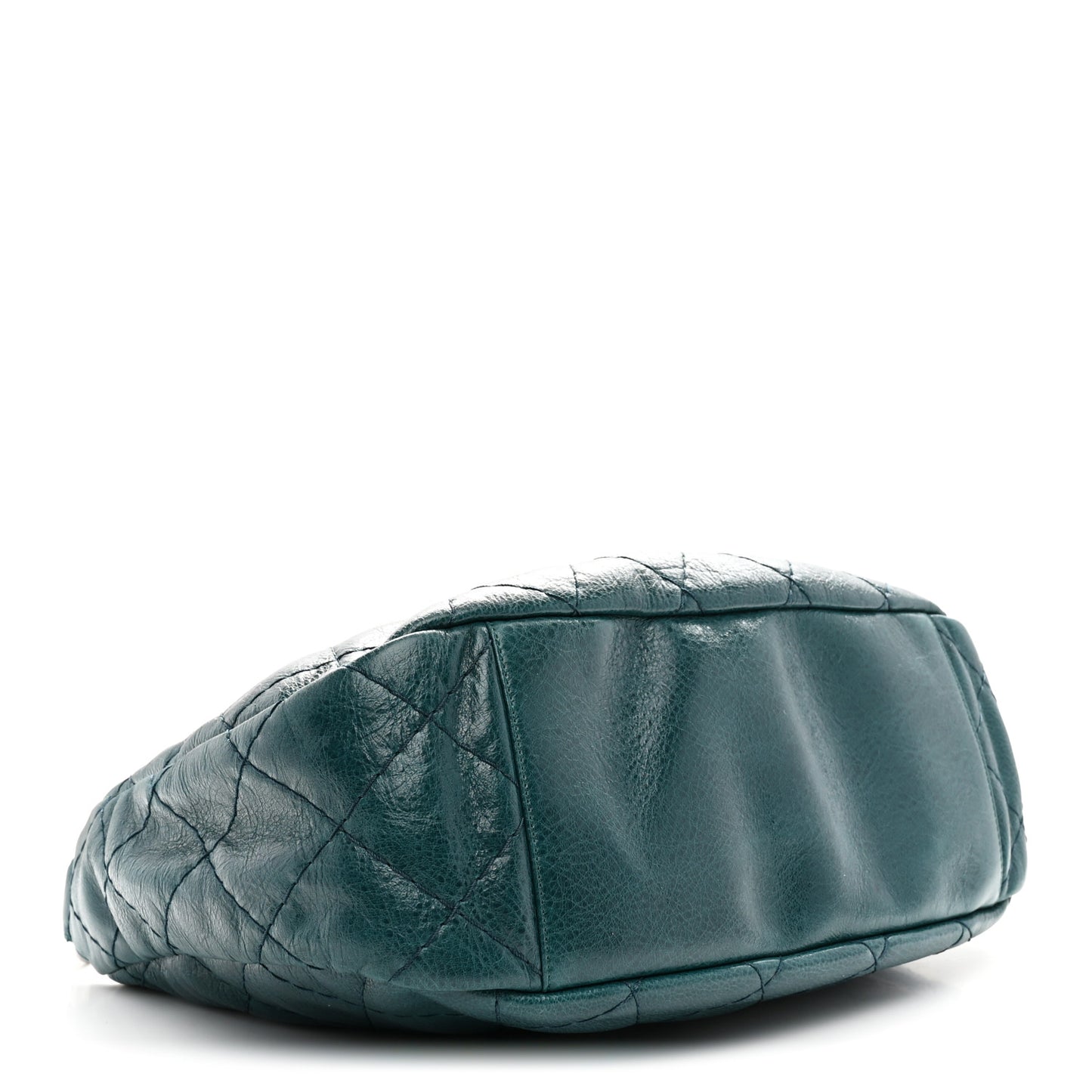 Glazed Calfskin On The Road Hobo Turquoise