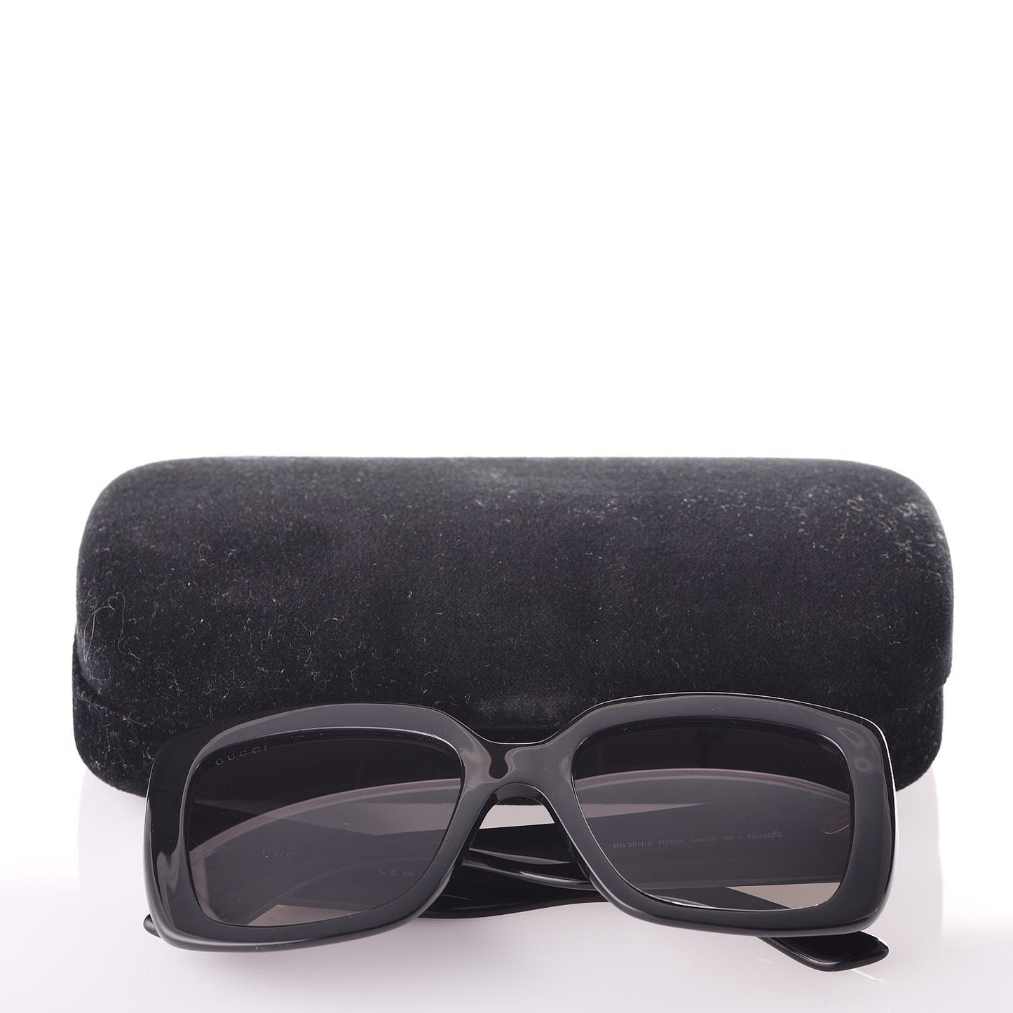 Acetate Square Frame Sunglasses GG3814/S Black