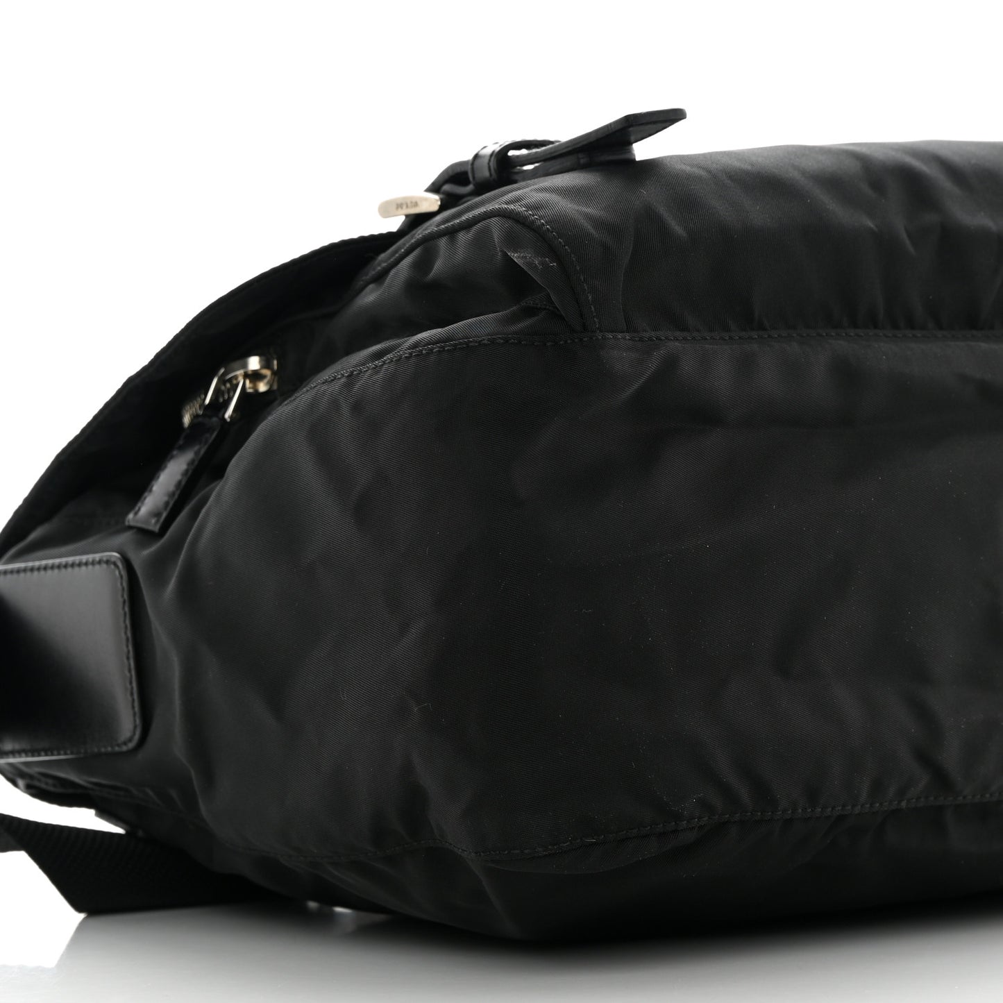 Tessuto Nylon Messenger Bag Black