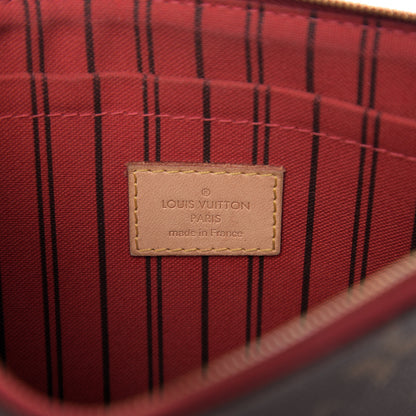 Louis Vuitton Monogram Neverfull MM GM Pochette Cherry 5 of 7