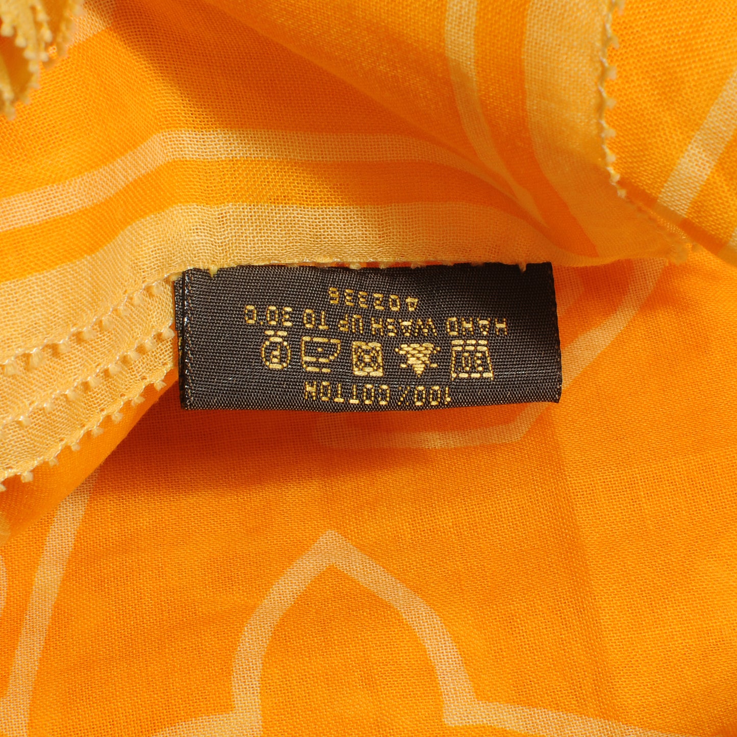 Cotton Ipanema Sarong Scarf Yellow