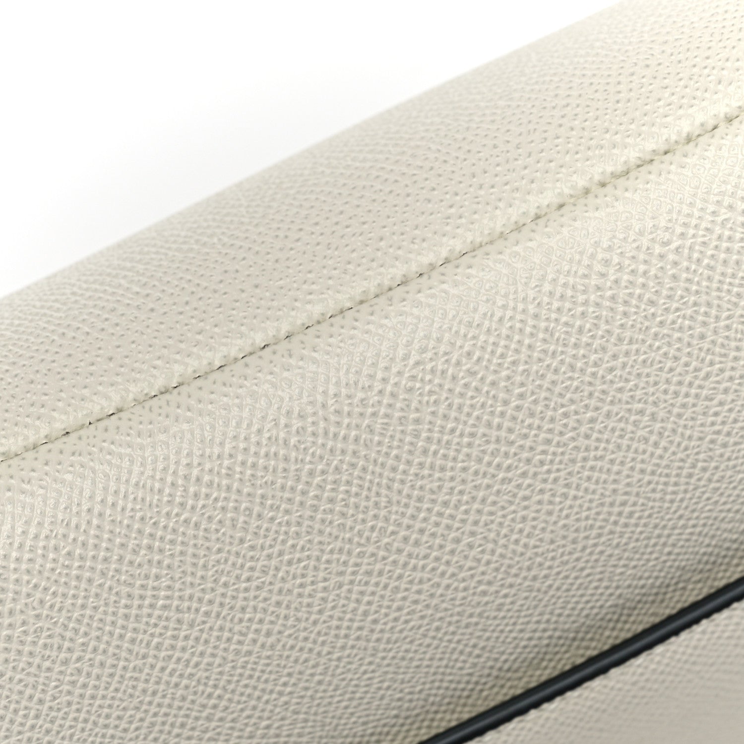 Christian Dior Grained Calfskin Mini Saddle Bag White 9 of 11