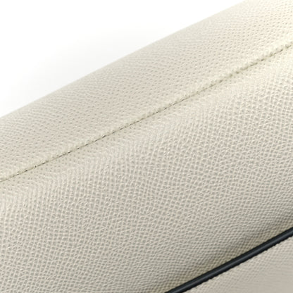 Christian Dior Grained Calfskin Mini Saddle Bag White 9 of 11