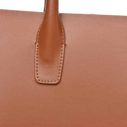 Mansur Gavriel Calfskin North South Tote Saddle 10 of 10