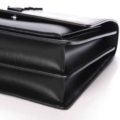 Saint Laurent Calfskin Large Monogram Sunset Black 9 of 9