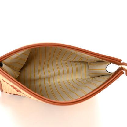 Louis Vuitton Raffia Monogram Giant Toiletry Pouch 26 Tan 4 of 8