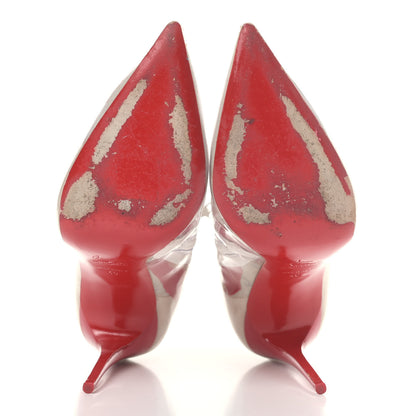 Christian Louboutin PVC Loubi So Kate Booty 100 Ankle Boots 40 Kraft 11 of 20