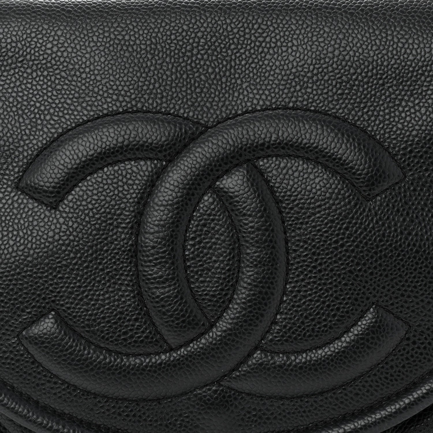 Chanel Caviar Half Moon Large Flap Black 8 of 11