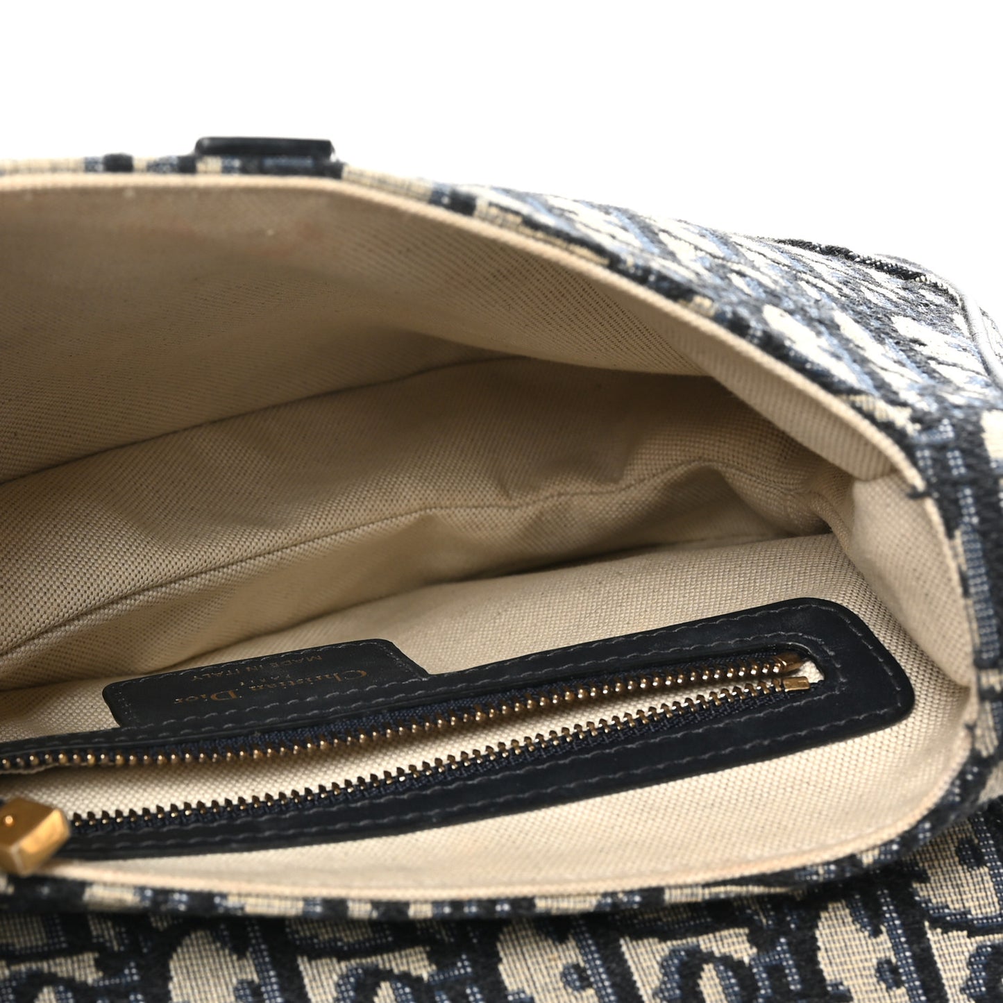 Oblique Saddle Bag Blue