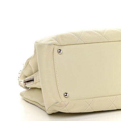 Chanel Caviar CC Timeless Soft Tote Off White 8 of 9