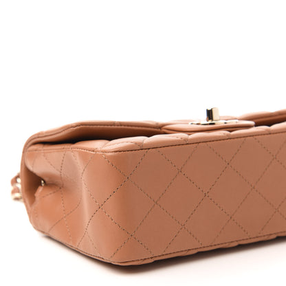Chanel Lambskin Quilted Mini Rectangular Flap Brown 6 of 11