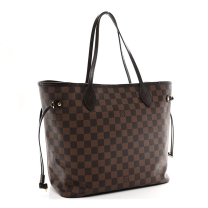 Louis Vuitton Damier Ebene Neo Neverfull MM Rose Ballerine 4 of 14