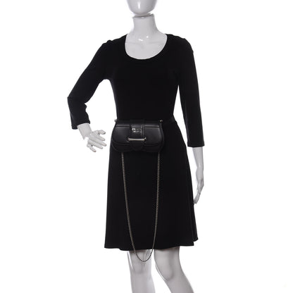 Prada City Calfskin Sidonie Belt Bag Black 3 of 9