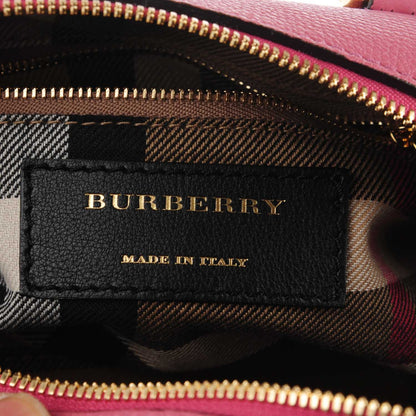 Burberry Derby Calfskin Small Alchester Bowling Bag Mauve Pink 8 of 10