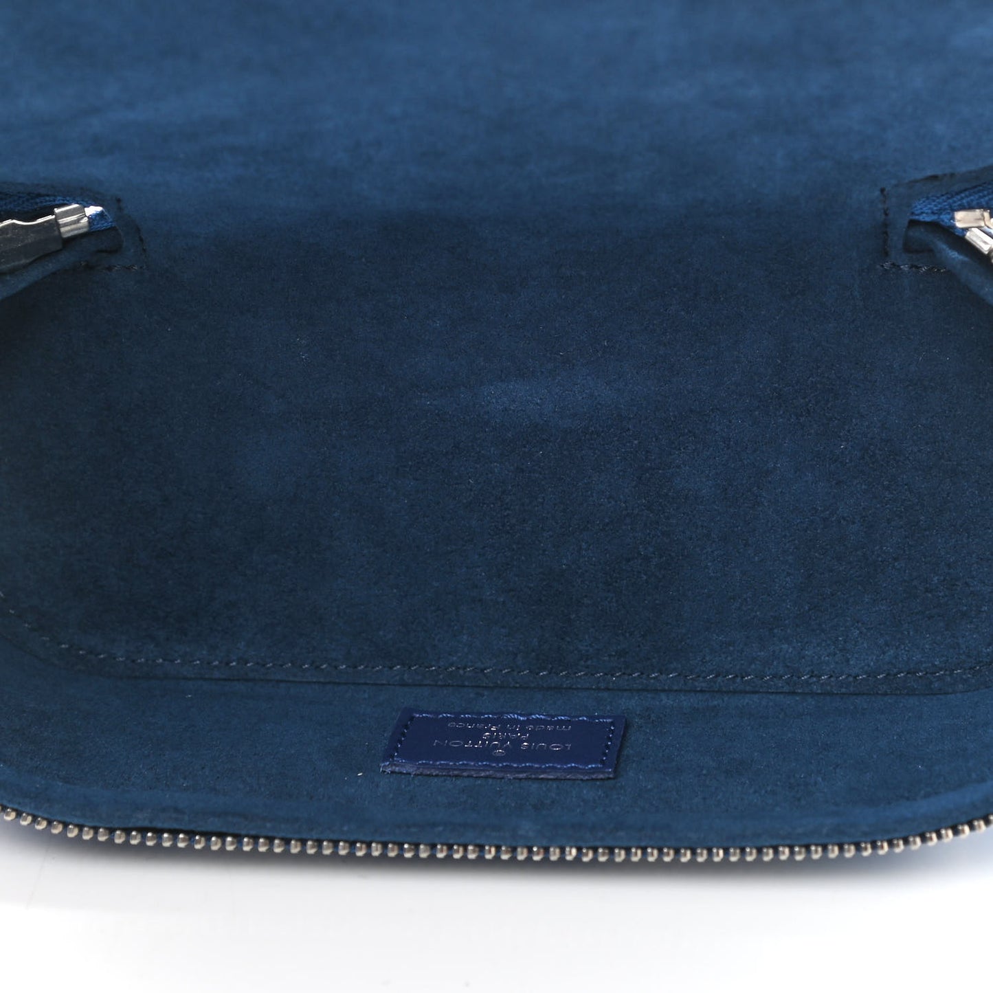 Cowhide Monogram Bandana Sunglasses Case GM Blue White