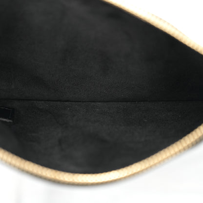 Saint Laurent Calfskin Suede North South Reversible Shopping Tote Black 7 of 16