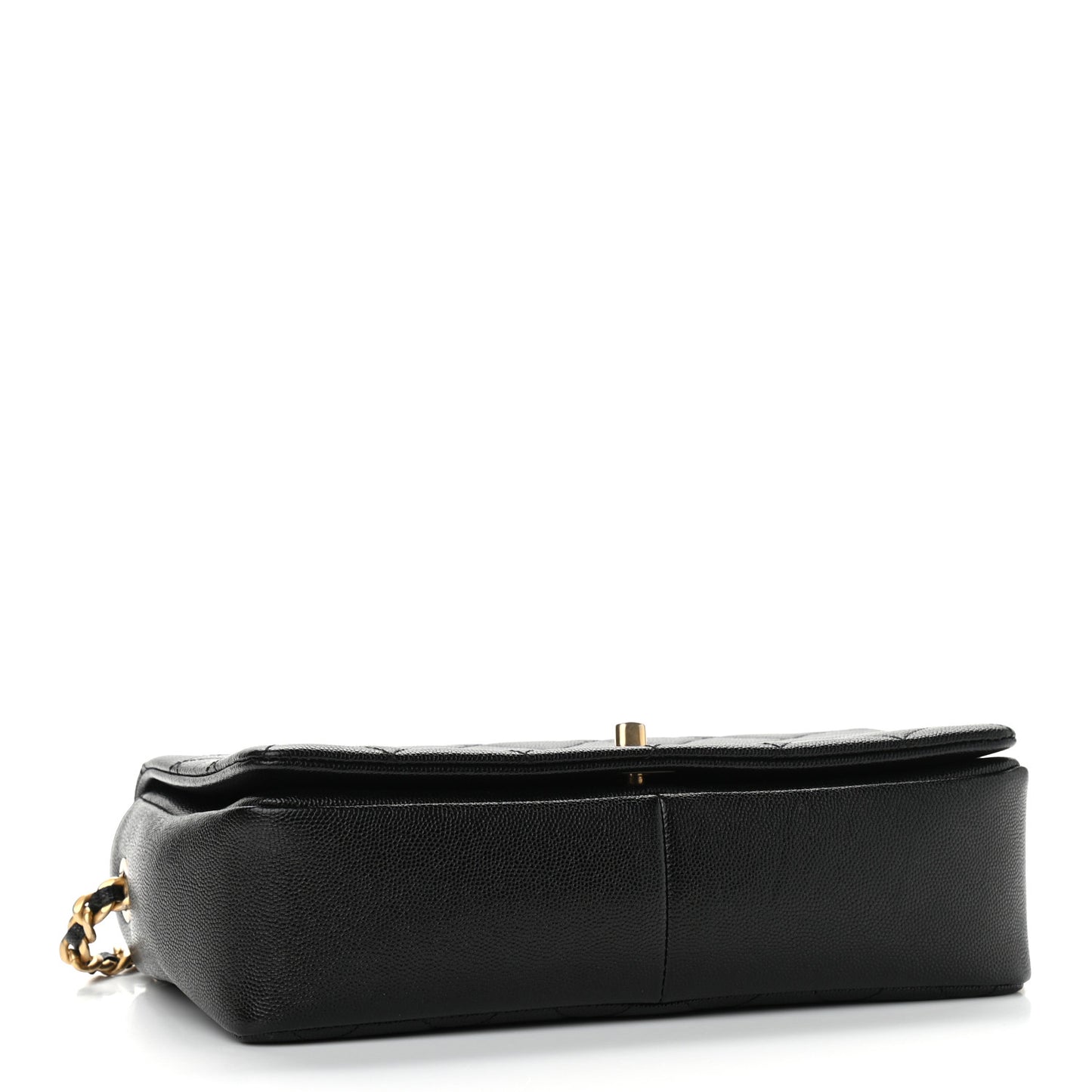 Caviar Quilted Medium Fashion Therapy Flap Bag Black