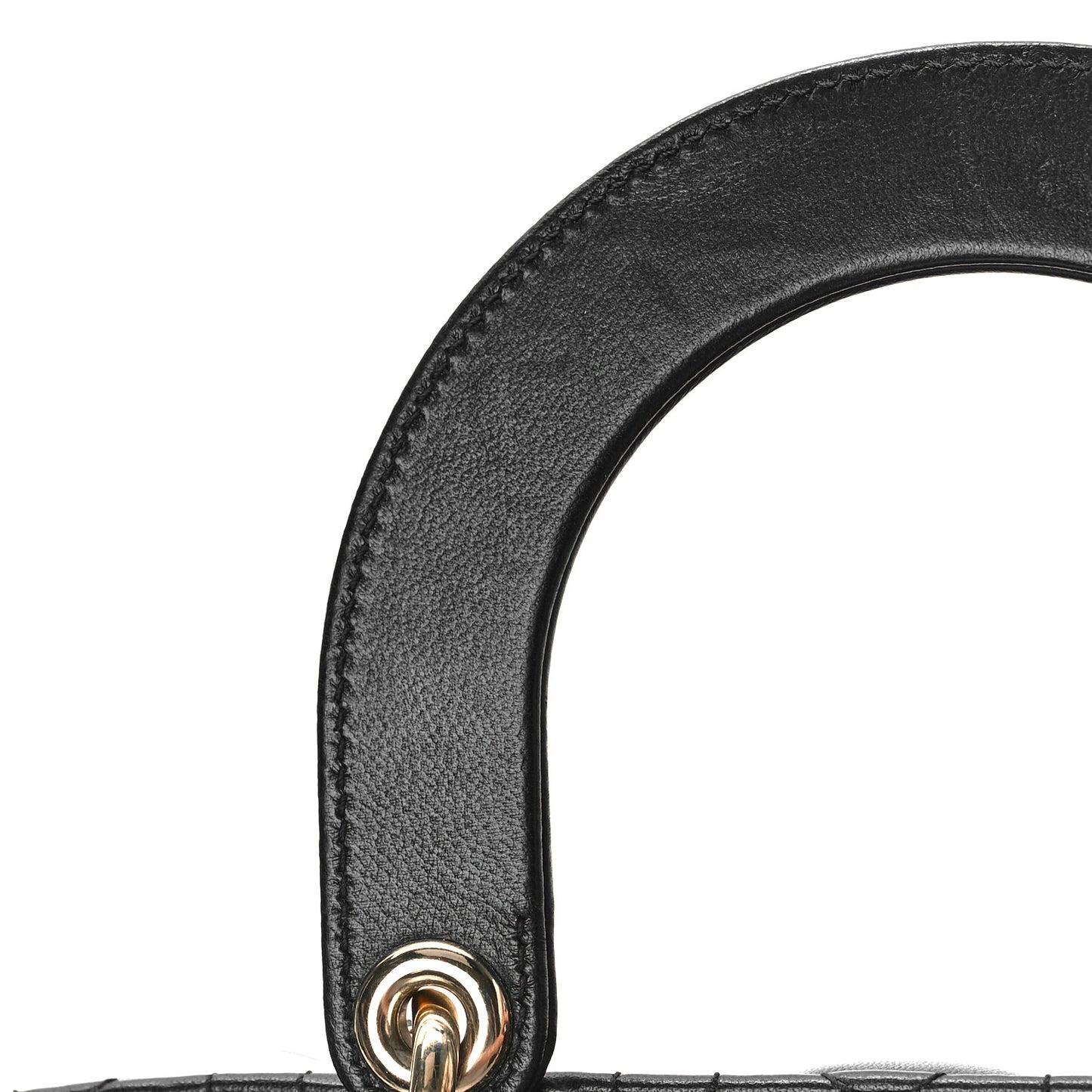 Lambskin Cannage Small My ABCDior Lady Dior Black