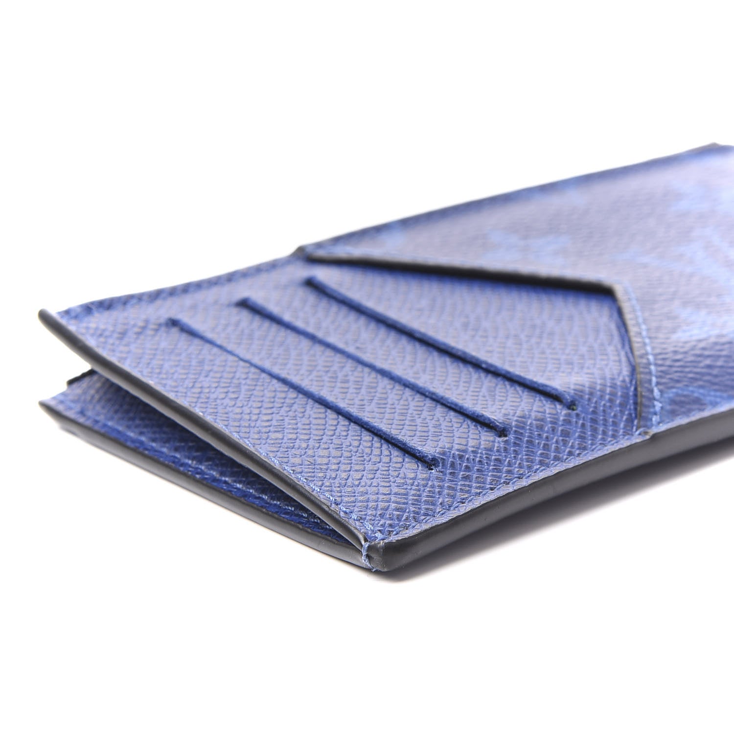 Louis Vuitton Monogram Taiga Coin Card Holder Cobalt 7 of 10