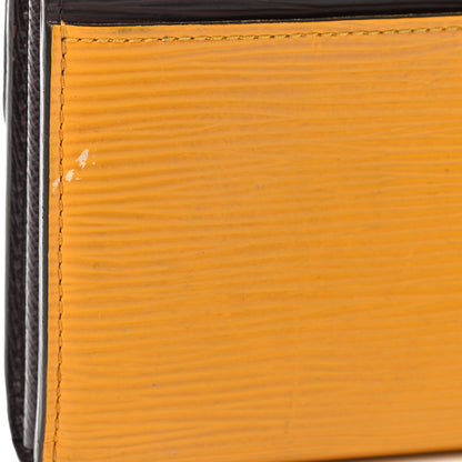 Louis Vuitton Epi Sarah Wallet NM Citron Black 9 of 9