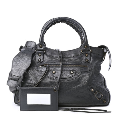 Balenciaga Agneau Classic Hardware Town Gris Fossile 1 of 4