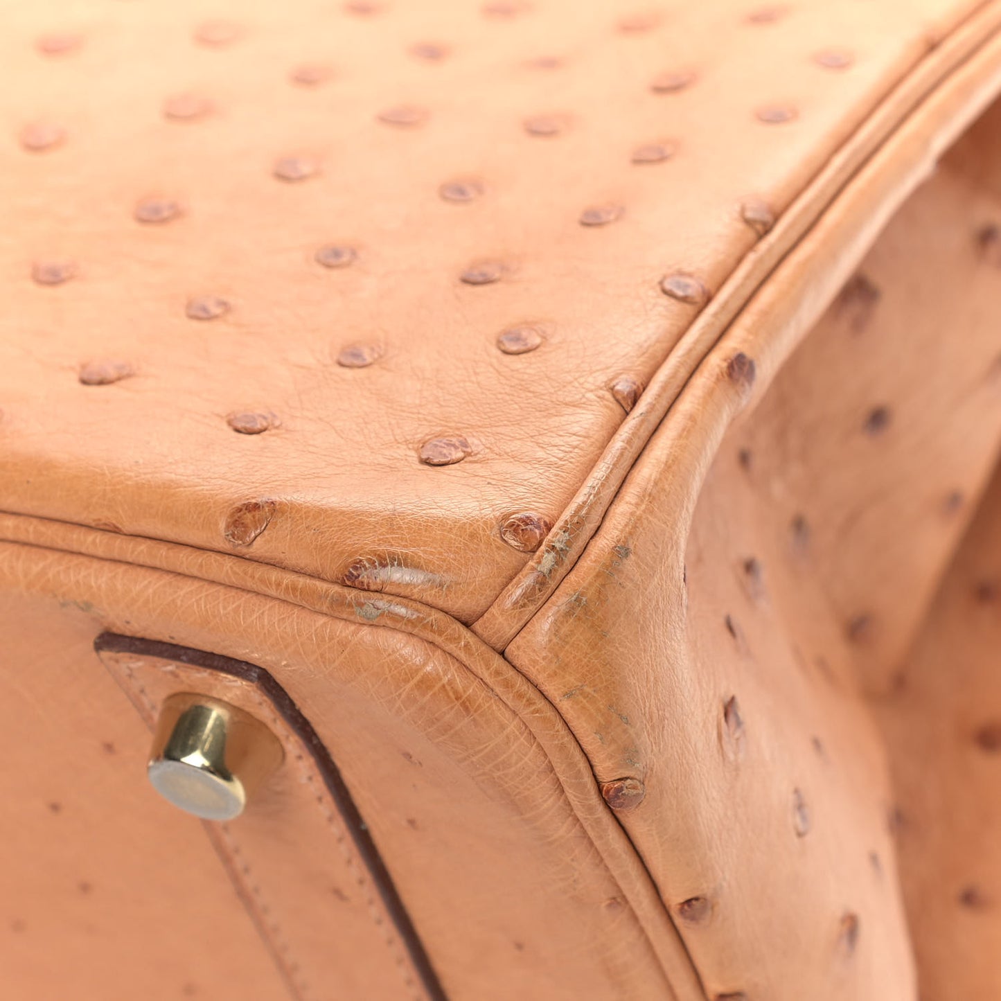 Ostrich Birkin 30 Sable