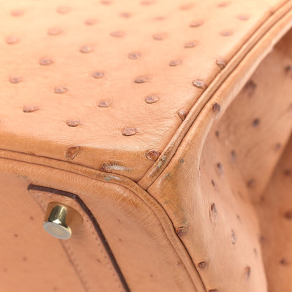 Hermes Ostrich Birkin 30 Sable 36 of 41