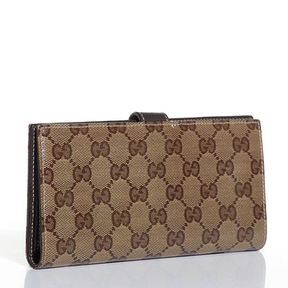 Gucci Crystal Monogram Hysteria Continental Wallet Brown 2 of 7