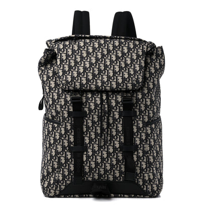 Christian Dior Oblique Explorer Backpack Blue Black 1 of 9