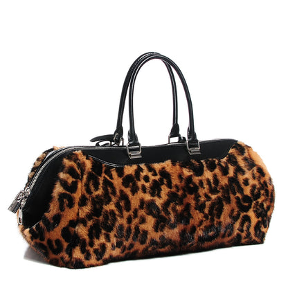 Louis Vuitton Leopard Mink Fur East West 3 of 7