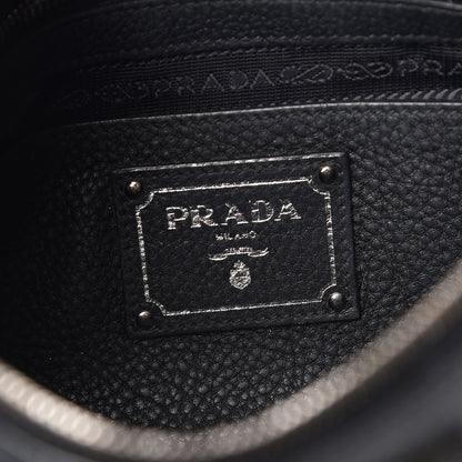 Prada Vitello Daino Clutch Baltico 6 of 11
