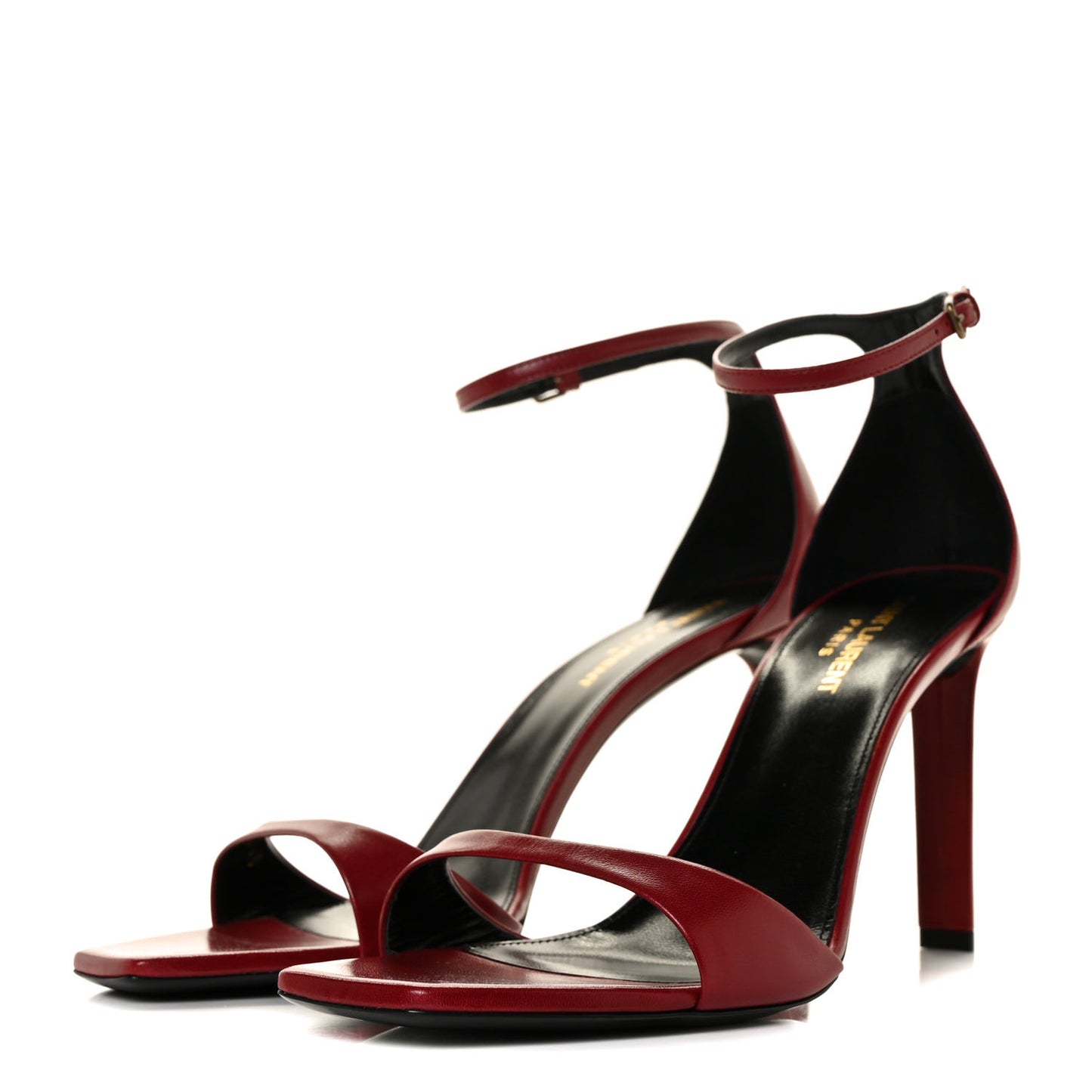 Smooth Calfskin Bea Ankle Strap Sandals 40 Opyum Red