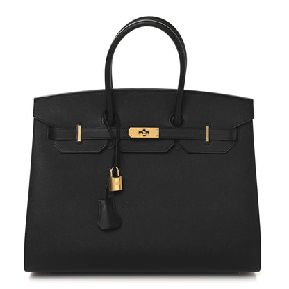 Hermes Epsom Birkin Sellier 35 Black 1 of 13