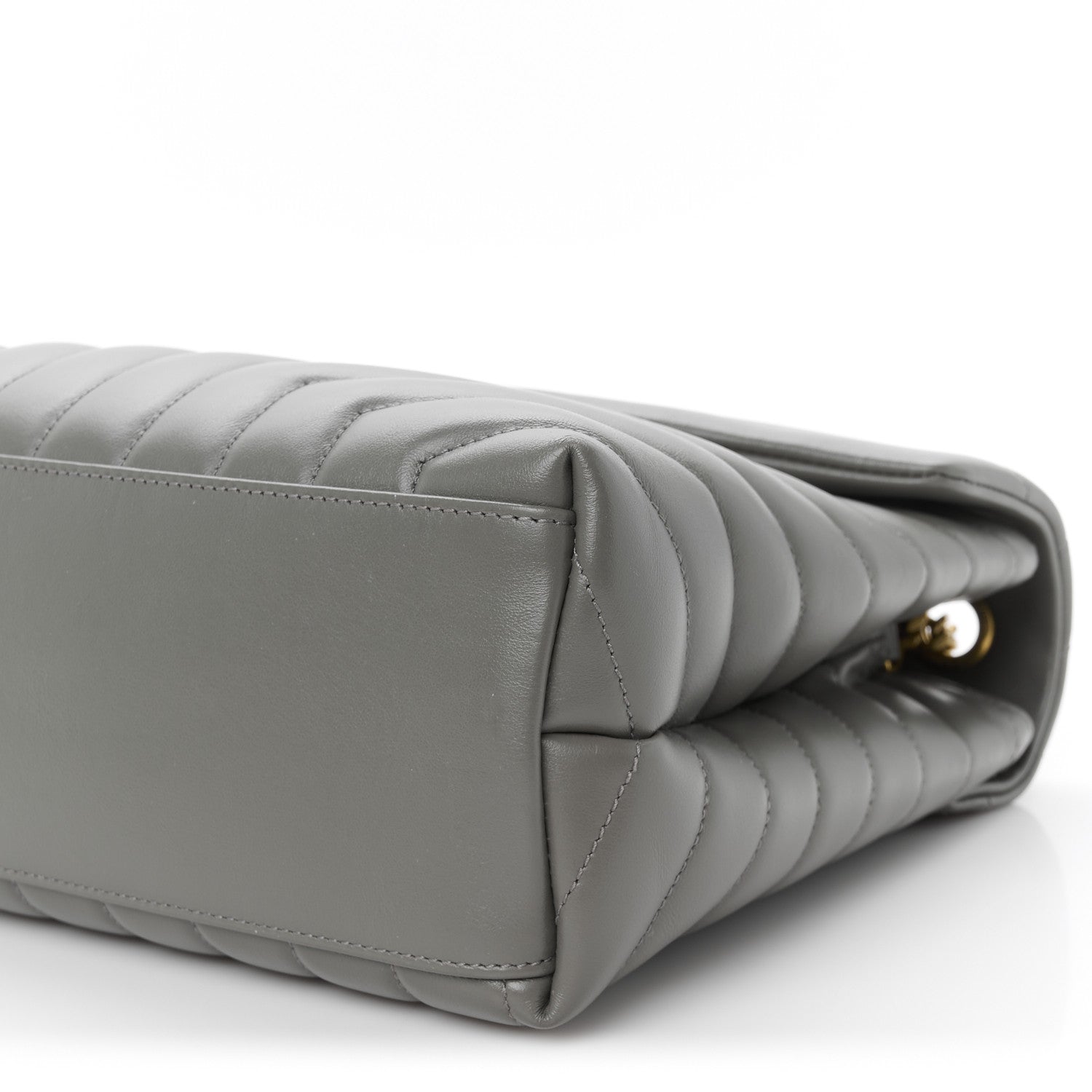 Saint Laurent Calfskin Y Quilted Monogram Medium Loulou Chain Satchel Pebble 11 of 11