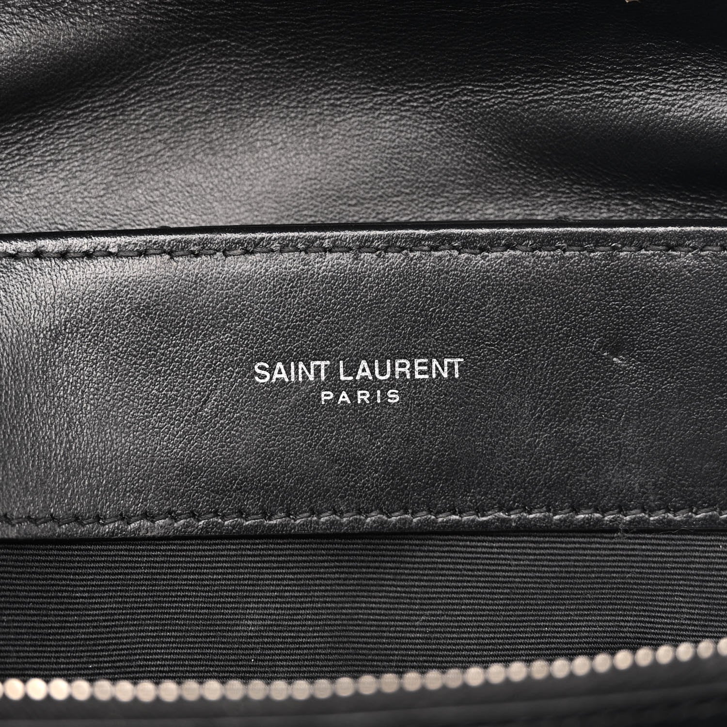 Saint Laurent Calfskin Y Quilted Monogram Small Loulou Chain Satchel Black 6 of 12