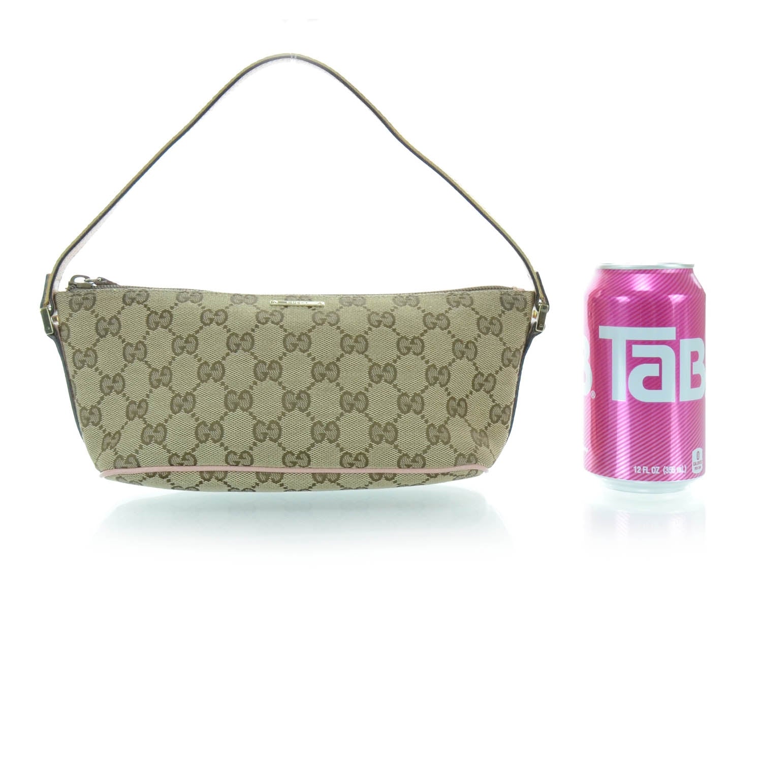 Gucci Monogram Boat Pochette Pink 2 of 12