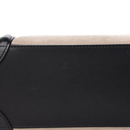 Celine Nubuck Smooth Calfskin Micro Tri-Color Luggage Olive 10 of 11