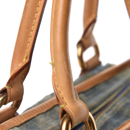 Louis Vuitton Denim Neo Cabby MM Blue 23 of 24