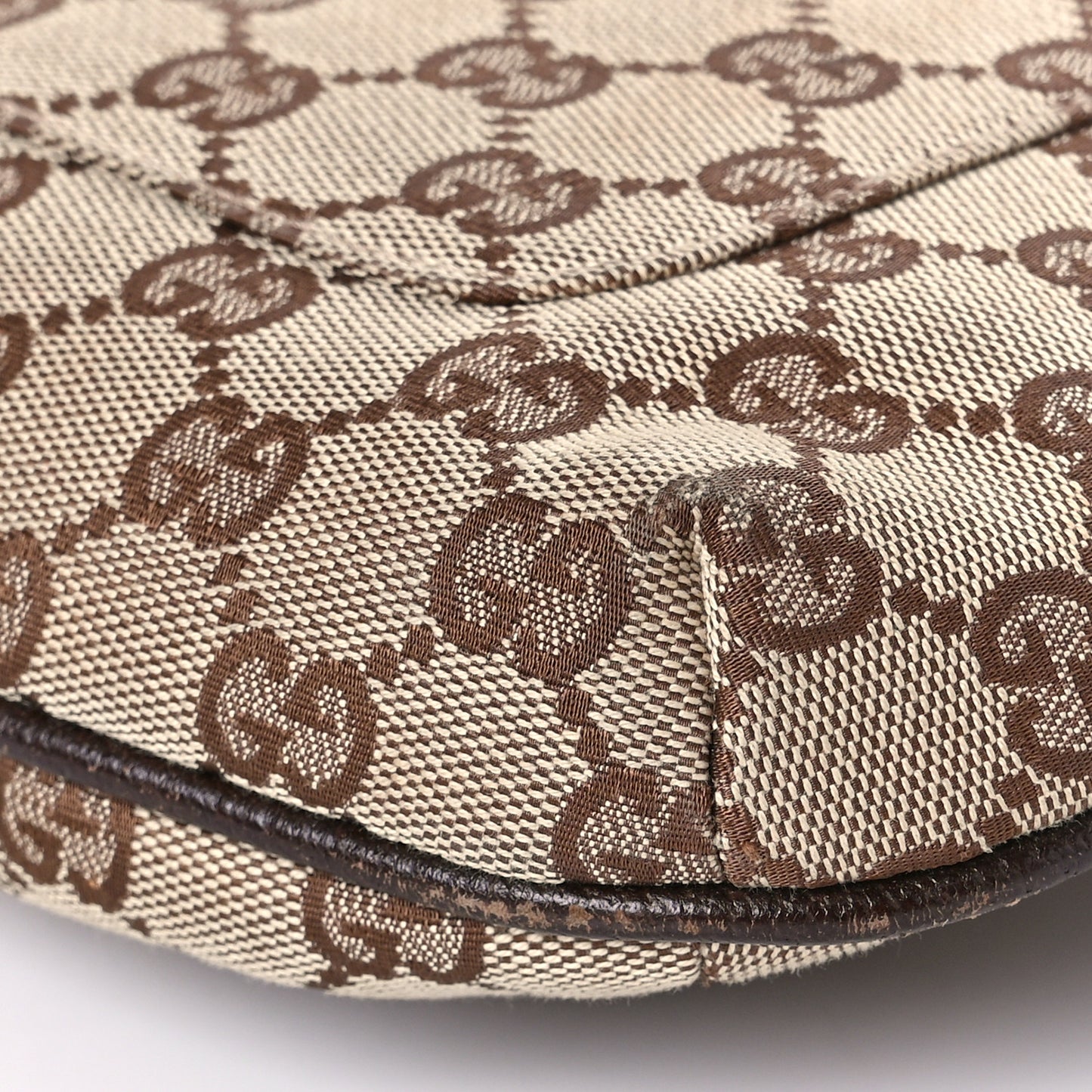 Monogram Flat Messenger Bag Dark Brown