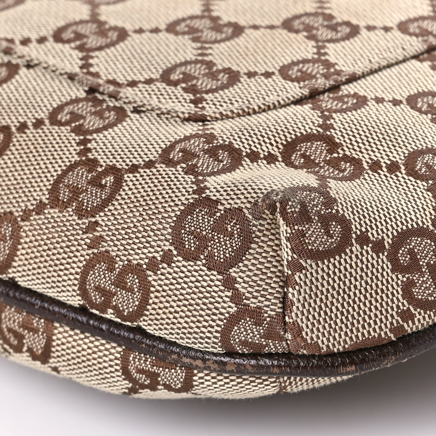 Gucci Monogram Flat Messenger Bag Dark Brown 9 of 13