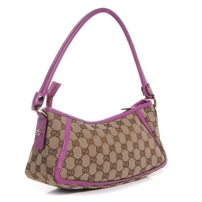 Gucci Monogram Abbey Pochette Fuchsia 3 of 7