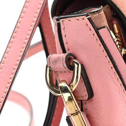 Chloe Suede Calfskin Mini Faye Backpack Ideal Blush 18 of 21