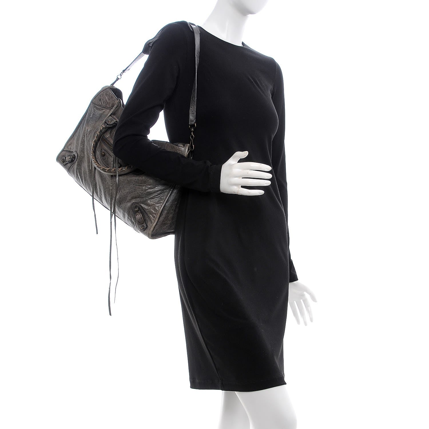 Balenciaga Agneau Classic Hardware City Anthracite 2 of 13