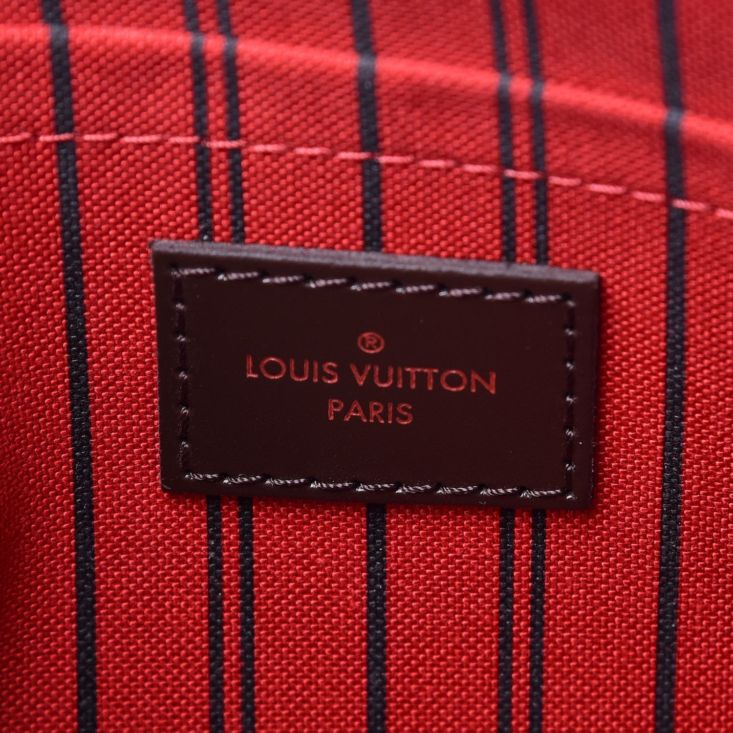 Louis Vuitton Damier Ebene Neverfull MM GM Pochette 6 of 7