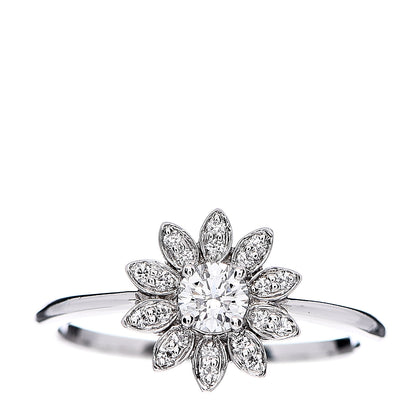 Tiffany Platinum Diamond Enchant Garden Flower Ring 50 5.5 1 of 5