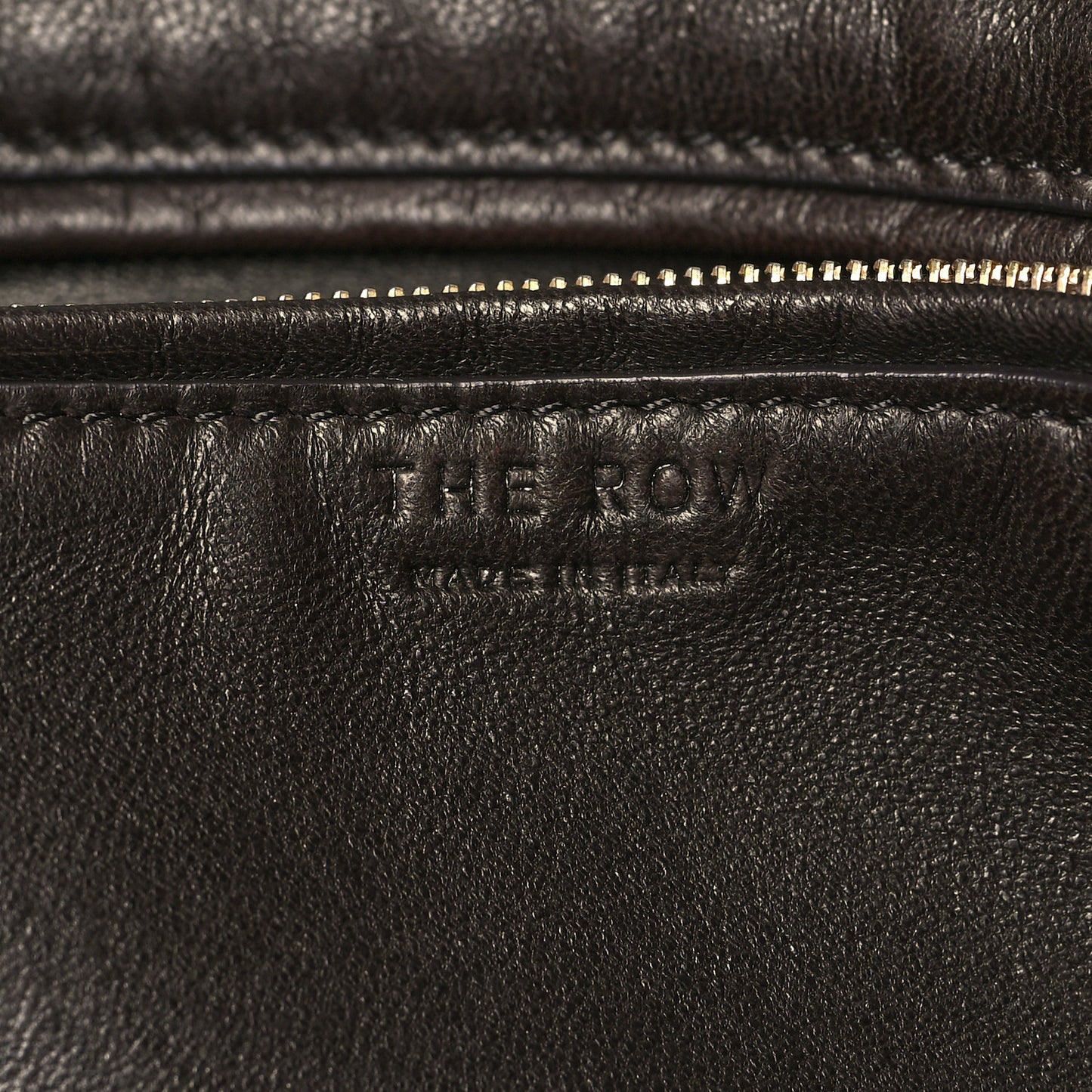Polished Saddle Calfskin Idaho XL Dark Brown
