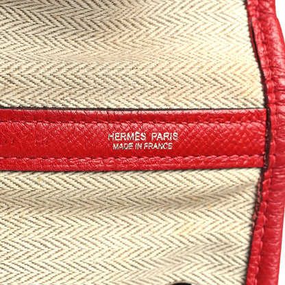 Hermes Epsom Garden Party 36 MM Rouge Casaque 6 of 12