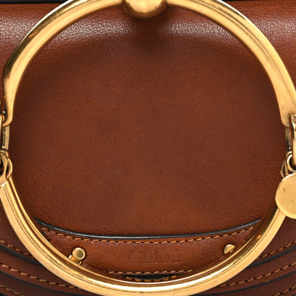 Chloe Calfskin Small Nile Bracelet Minaudiere Bag Caramel 7 of 9