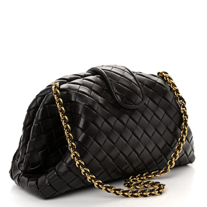 Bottega Veneta Nappa Intrecciato Teen The Lauren 1980 Clutch With Chain Fondant 3 of 9